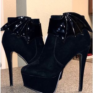 Iron fist batwing heels